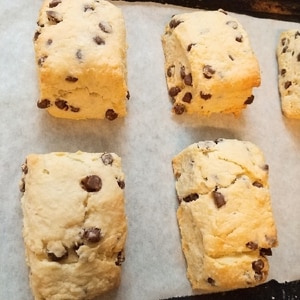 サクふわチョコスコーン♪フードプロセッサーで簡単